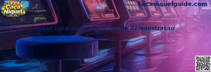 Interface intuitiva para jogar caca-niquel no modo de demonstracao com saldo virtual e sem riscos