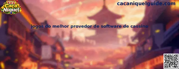 Jogos do melhor provedor de software de cassino